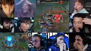 Streamers Teams Casters react to INSANE LCS Championship ending [upl. by Three302]