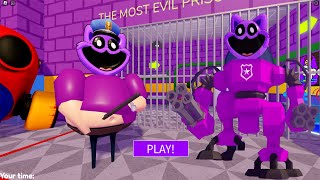 🏭NEW POPPY BARRYS PRISON RUN Obby CATNAP MECH ROBOT BOSS GAMEPLAY roblox gaming [upl. by Ailyn]