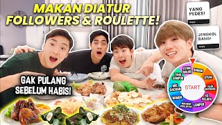 MAKAN DIATUR FOLLOWERS amp ROULETTE GAK PULANG SEBELUM HABIS 😂  WASEDABOYS VLOG [upl. by Rosenberg]