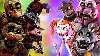 SFM FNaF TJOC vs Fazbear Frights Entertainment [upl. by Barnet692]