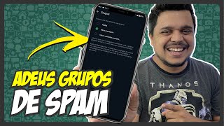 Como BLOQUEAR de me ADICIONAREM em GRUPOS do WHATSAPP 2024 [upl. by Zalucki]