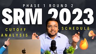 SRM Phase 1 Cut off 2023 🥳  SRMJEEE Counselling Process 2023  SRMJEEE Choice Filling 2023  SRM [upl. by Irrab438]