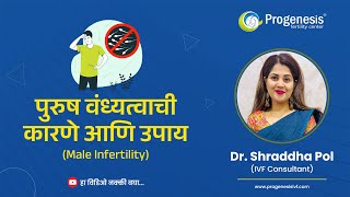 Causes amp Treatments for Male Infertility  Dr Shraddha Pol IVF Consultant [upl. by Eigroeg]