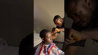 Clean trims 💇🔥 barber barberingcommunity barbershop viralvideo viralshorts trendingshorts [upl. by Solegnave]