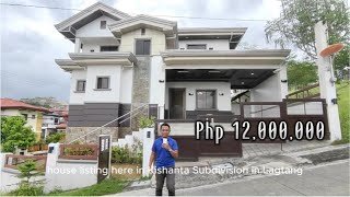 5 Bedroom 3Storey House amp Lot in Talisay City  Kishanta Subdivision [upl. by Ynohta94]