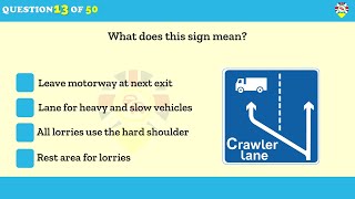 driving theory test uk 2023  driving theory test dvsa 50 questions and answers 1 [upl. by Alves]