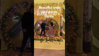 beutifull bride and groom dance performance  dulhan ghar ayi beta bahu ka dance apni marriage m [upl. by Beane]