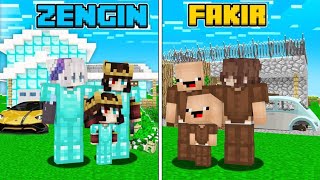 ZENGİN VS FAKİR AİLE 😱  Minecraft [upl. by Ahsenak]