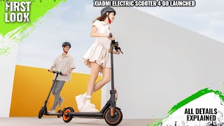 Xiaomi Electric Scooter 4 Go Launched With 18Km Range  Explained All Spec Fetures And More [upl. by Hars]