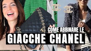 TENDENZE MODA COME ABBINARE UNA GIACCA IN STILE CHANEL [upl. by Nyllij]