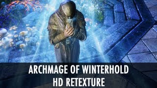 Skyrim Mod Spotlight Archmage of Winterhold HD Retexture [upl. by Alehtse]