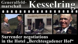 AICOLORIZEDRESTORED The surrender negotiations of Generalfeldmarschall Kesselring [upl. by Enneillij]