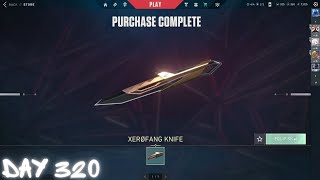 Day 320  Buying the Xerofang Knife  Valorant [upl. by Geanine984]