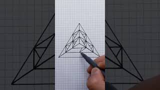 Geometric pattern freehanddrawing drawing trending [upl. by Nus390]