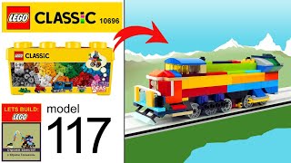 Lego Train MOC 🚂 Speed Build Train from Lego Classic 10696 💰💲 Save Money amp Space with Lego Classic 💰 [upl. by Anoli]