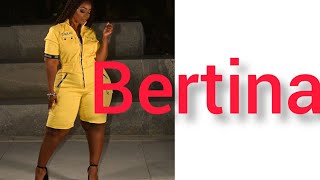 BERTINA ADAMSAmerican plussize curvy modelampbrand ambassadorasmr fashiontrendsamp lifestyle😍💯💋 [upl. by Crellen]