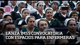 Abre IMSS 203 espacios de enfermería en Morelos [upl. by Enailuj111]