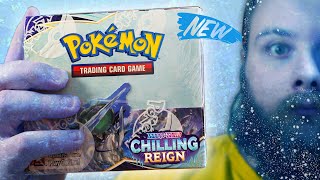 Pokemon Chilling Reign Booster Box Opening NEW [upl. by Beller]