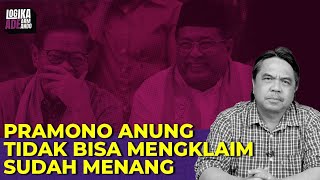 PRAMONO ANUNG TIDAK BISA MENGKLAIM SUDAH MENANG I Logika Ade Armando [upl. by Lulita]