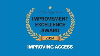 Improving Access  Improvement Excellence Awards 2024 [upl. by Rayford]