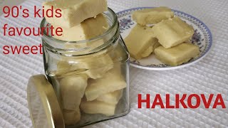 90s Kids Favourite Sweet Halkova RecipePalkova RecipeMaida burfi Recipe Pushpa urs [upl. by Suoivatnom215]