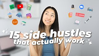 15 Side Hustle Ideas for 2024 💸 businesses my friends amp I have tried and made it work [upl. by Kingsley]