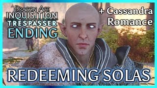 Dragon Age Inquisition ► TRESPASSER ENDING  EPILOGUE  Redeeming Solas amp Disbanding the Inquisition [upl. by Klatt]