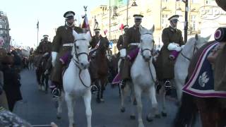 Defilada historyczna w Święto Niepodległości [upl. by Adley]