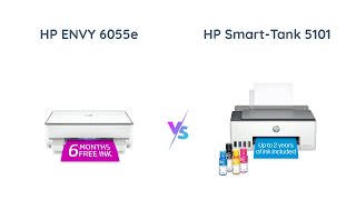 HP ENVY 6055e vs HP SmartTank 5101 Which one to buy [upl. by Llennyl]