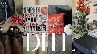 DITL Decorating For Fall • Shopping • Self Care • Grocery Pickup • Temu Fall Home Decor [upl. by Narah]