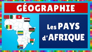 Geographie Les Pays dAfrique [upl. by Ellednahs194]