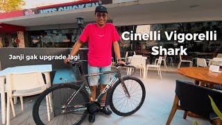 CINELLI VIGORELLI SHARK  FIXED GEAR BIKE REVIEW [upl. by Atiekan]