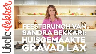 Feestelijke brunch van Sandra Bekkari Huisgemaakte gravad lax [upl. by Janey694]