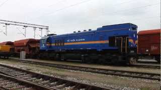 HZ 2062 105 hauling freight train from Zagreb Ranzirni kolodvor [upl. by Susannah]