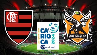 FLAMENGO X NOVA IGUAÇU  CAMPEONATO CARIOCA  FINAL 070424 PES 2021 [upl. by Eldorado]