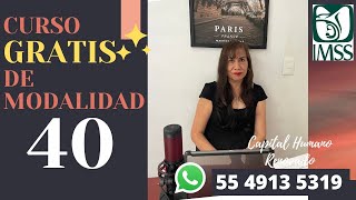 Curso GRATIS de modalidad 40 [upl. by Nayrbo]