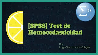 SPSS Test de Homocedasticidad [upl. by Enialahs896]