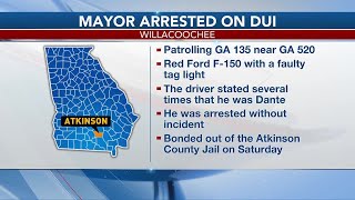 GSP Willacoochee mayor arrested for DUI [upl. by Corbin832]