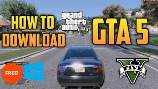 Comment télécharger et installer gta 5 sur pc gratuitement version complète [upl. by Ttik]