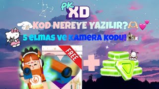 PK XD KOD NEREYE YAZILIR🤔KAMERAELMAS KODU🤩ZeynoşTv [upl. by Gladstone]