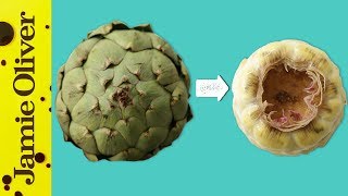 How To Peel Cut amp Prepare An Artichoke  1 Minute Tips  French Guy Cooking [upl. by Ilise]