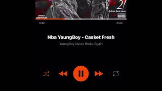 Nba Youngboy  Casket Fresh fast [upl. by Esina]