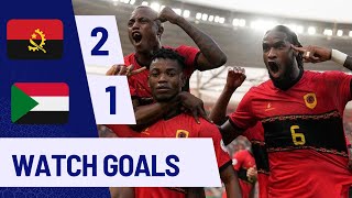 ANGOLA VS SUDAN21AFCON QUALIFIERSGOALSampHIGHLIGHTS [upl. by Oiramd]