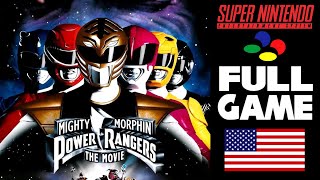 Mighty Morphin Power Rangers The Movie ZSNES  Full Game Super Nintendo Emulation [upl. by Anitnatsnok233]