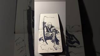 drawing one of my favourite manga panels from bleach bleach anime ichigo art ink animeart [upl. by Lenahtan101]