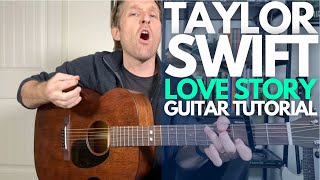 Love Story by Taylor Swift Guitar Tutorial  Guitar Lessons with Stuart [upl. by Idorb]