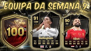 MELHORIA CENTURIÕES 100 amp TOTW 9 c BELLINGHAM 91 amp SALAH 90  FC 25 [upl. by Lettig]