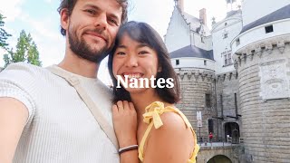 NANTES 🇫🇷  Discovering a new city in France [upl. by Enylhsa852]