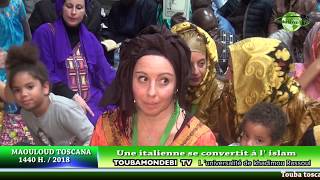 Une italienne se convertit à l islam Gamou Touba toscana 2018 [upl. by Larual868]