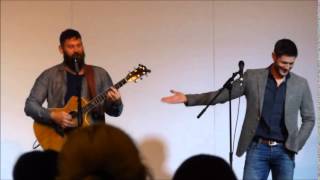 Jason Manns and Jensen Ackles singing Crazy Love at Asylum 14 [upl. by Burnsed438]